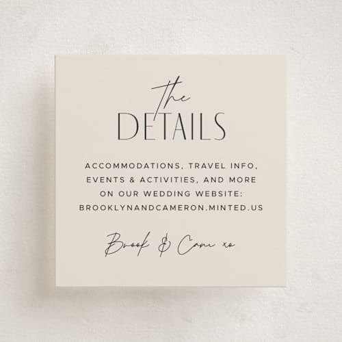 This is a linen enclosure cards with standard by Kelly Schmidt called arabilla overlap printing on signature in mini