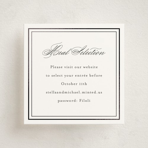 This is a cotton enclosure cards with foil pressed by Jennifer Postorino called polished printing on signature in mini