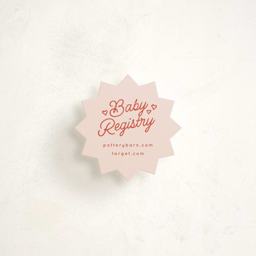 This is a cherry pie enclosure cards with standard by Jessie Steury called cute country bbq printing on signature in mini