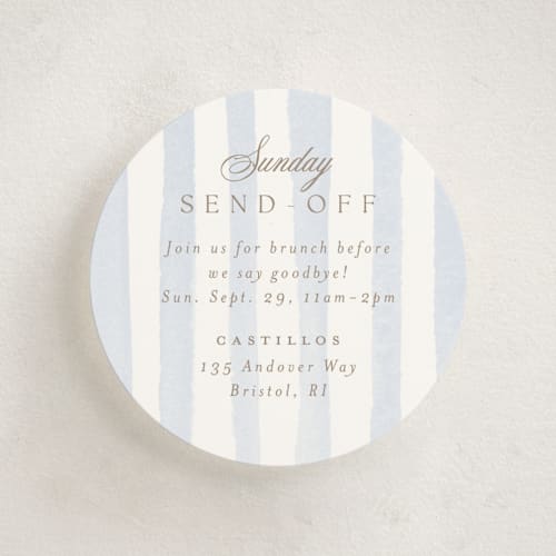 This is a aqua enclosure cards with standard by Jennifer Wick called bristol printing on signature in mini