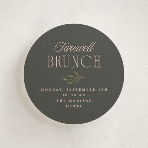 This is a noir enclosure cards with foil pressed by Randi Cirelli called emilie printing on signature in mini