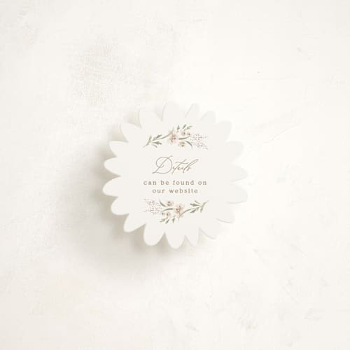 This is a spring mist enclosure cards with standard by Erin L. Wilson called meadow printing on signature in mini