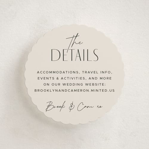 This is a linen enclosure cards with standard by Kelly Schmidt called arabilla overlap printing on signature in mini