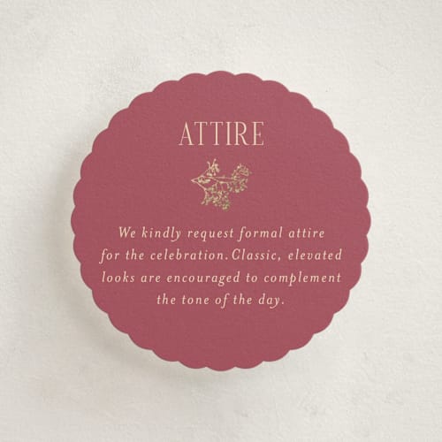 This is a blush enclosure cards with foil pressed by Susan Moyal called flouriishing printing on signature in mini