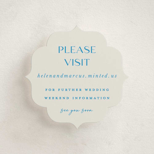 This is a ocean enclosure cards with standard by Pati Cascino called mediterraneo printing on signature in mini