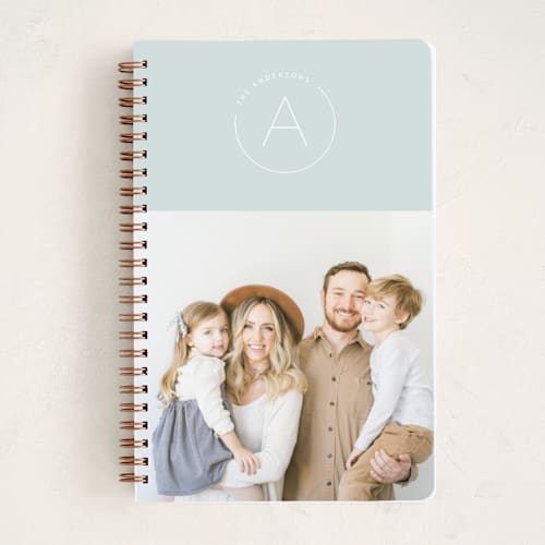This is a mint journals with standard by Yuliya Evseeva called simple printing on premium cover stock in notebook