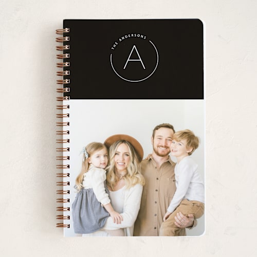 This is a noir journals with standard by Yuliya Evseeva called simple printing on premium cover stock in notebook