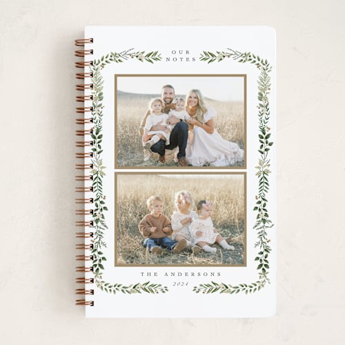 This is a pine journals with standard by Susan Moyal called peace & love printing on premium cover stock in notebook
