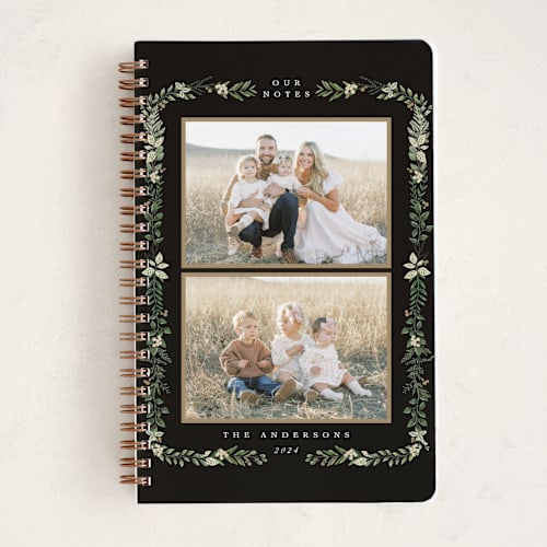 This is a coal journals with standard by Susan Moyal called peace & love printing on premium cover stock in notebook