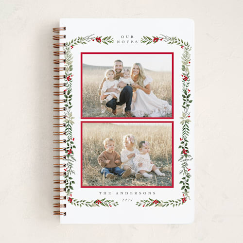 This is a crimson journals with standard by Susan Moyal called peace & love printing on premium cover stock in notebook