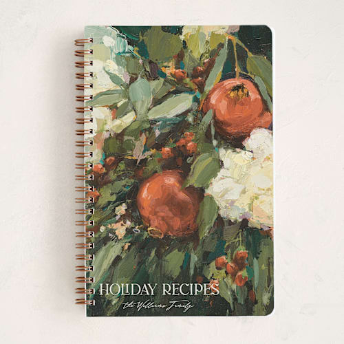 This is a ochre journals with standard by Wendy Keller called pomegranate printing on premium cover stock in notebook