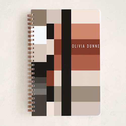 This is a rust journals with standard by Maja Cunningham called no signal printing on premium cover stock in notebook