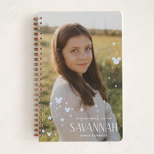This is a sky journals with standard by Danie Romrell called disney's mickey magic printing on premium cover stock in notebook