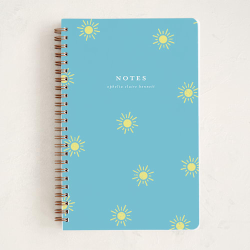 This is a sky journals with standard by Meggy Masters called sun toss printing on premium cover stock in notebook