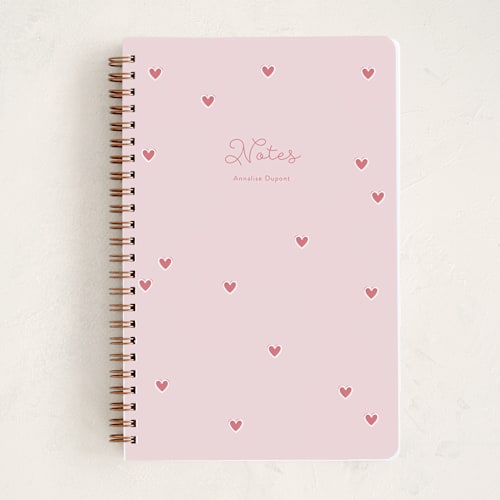 This is a strawberry journals with standard by Angela Garrick called little sweetheart printing on premium cover stock in notebook
