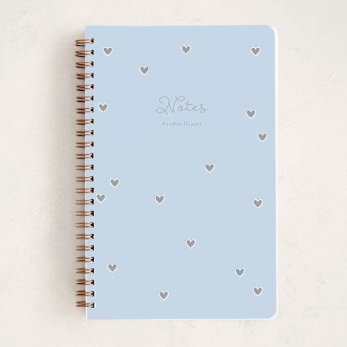 This is a blueberry journals with standard by Angela Garrick called little sweetheart printing on premium cover stock in notebook