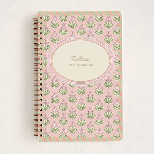 This is a poppy journals with standard by Creo Study called botanical maximalism printing on premium cover stock in notebook