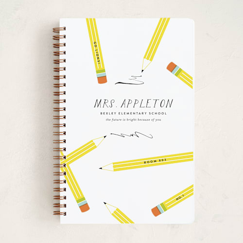This is a banana journals with standard by Oscar and Emma - Karly Depew called appreciation printing on premium cover stock in notebook