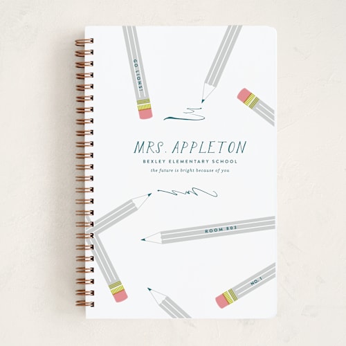 This is a salt & pepper journals with standard by Oscar and Emma - Karly Depew called appreciation printing on premium cover stock in notebook