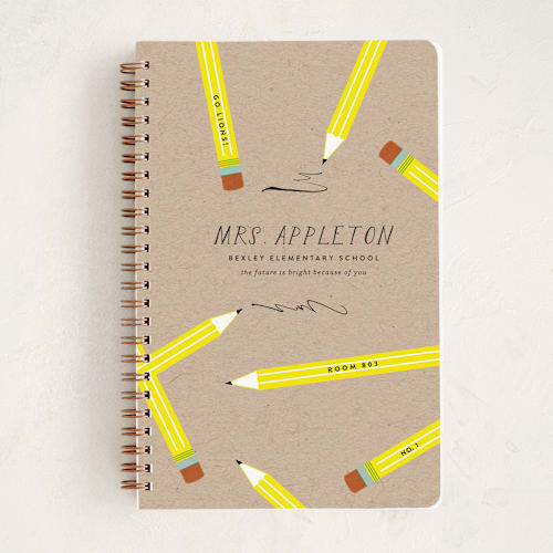 This is a kraft journals with standard by Oscar and Emma - Karly Depew called appreciation printing on premium cover stock in notebook