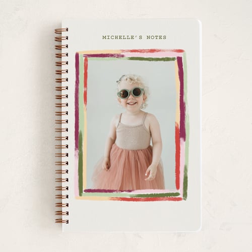 This is a berry journals with standard by Kercia Jane called painted memories printing on premium cover stock in notebook