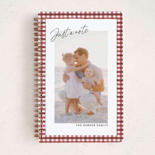 This is a cardinal journals with standard by Ekko Studio called tattersall printing on premium cover stock in notebook