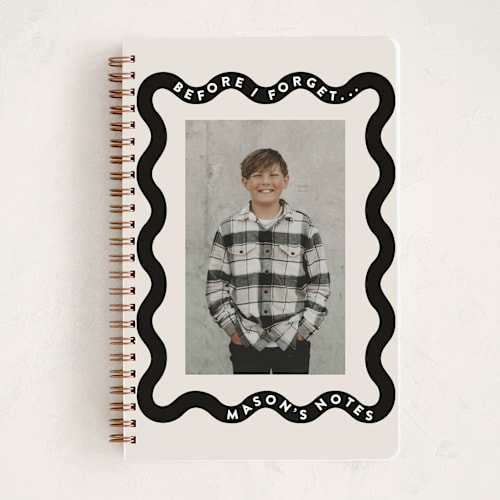 This is a midnight journals with standard by Lori Wemple called ricrac printing on premium cover stock in notebook