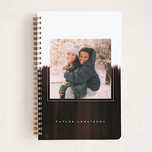 This is a wine journals with standard by Kate Ahn called high contrast printing on premium cover stock in notebook