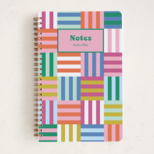 This is a candy journals with standard by Ashes and Ivy Studio called not your average checkers printing on premium cover stock in notebook