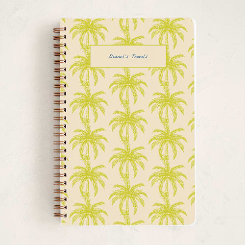 This is a limon journals with standard by Megan Davis called palm beach printing on premium cover stock in notebook
