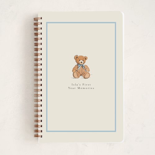 This is a frost journals with standard by Becky Nimoy called antique teddy bear printing on premium cover stock in notebook