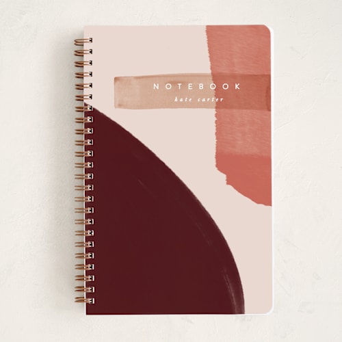 This is a wine journals with standard by Creo Study called moody sunset printing on premium cover stock in notebook