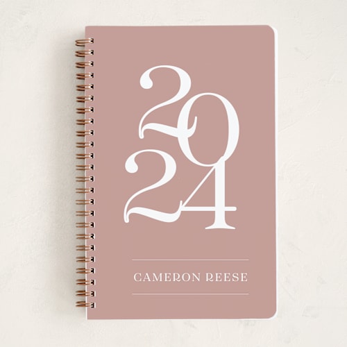 This is a mulberry journals with standard by Ester M Nersisyan called bold year printing on premium cover stock in notebook