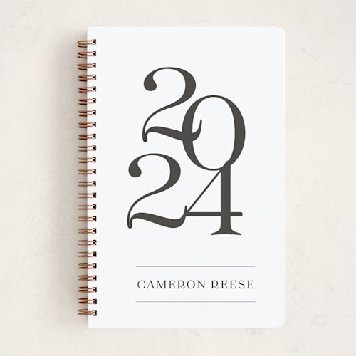 This is a silk journals with standard by Ester M Nersisyan called bold year printing on premium cover stock in notebook