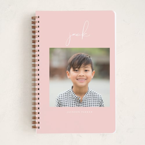 This is a blush journals with standard by Lehan Veenker called just me printing on premium cover stock in notebook