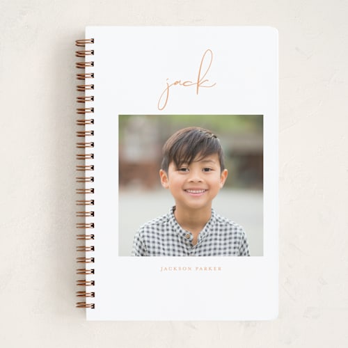 This is a poppy journals with standard by Lehan Veenker called just me printing on premium cover stock in notebook