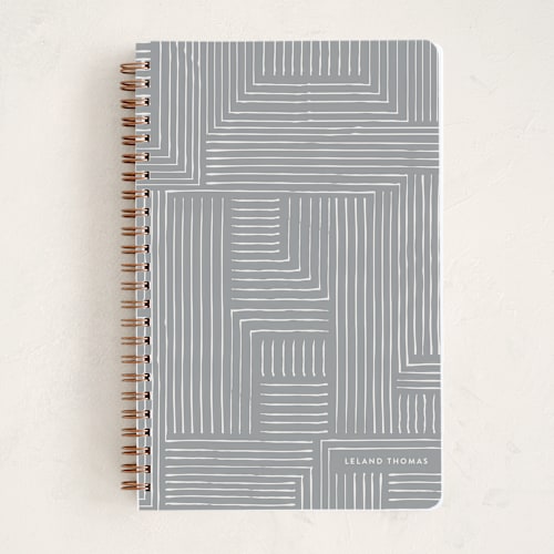 This is a pebble journals with standard by Anelle Mostert called pattern play printing on premium cover stock in notebook
