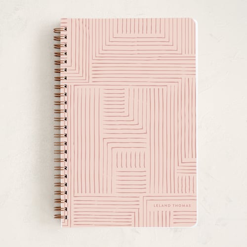 This is a petal journals with standard by Anelle Mostert called pattern play printing on premium cover stock in notebook