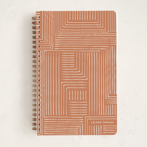 This is a tangerine journals with standard by Anelle Mostert called pattern play printing on premium cover stock in notebook