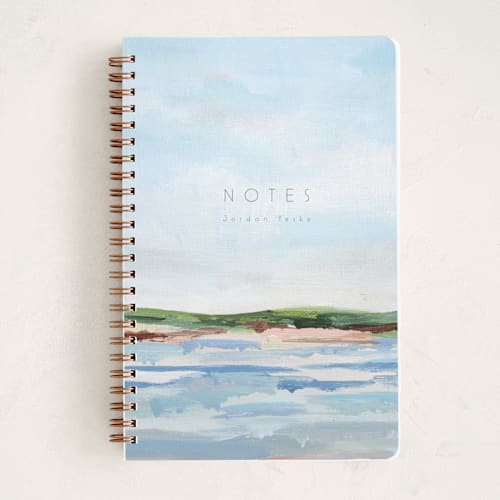This is a sky journals with standard by Nicole Walsh called looking ahead printing on premium cover stock in notebook