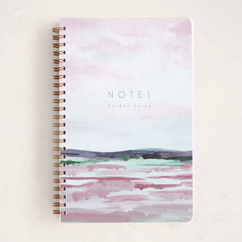 This is a bubblegum journals with standard by Nicole Walsh called looking ahead printing on premium cover stock in notebook