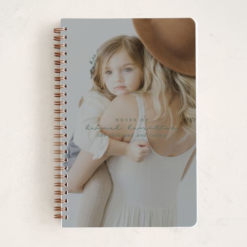 This is a forest journals with standard by Hudson meet Rose called modern notes printing on premium cover stock in notebook
