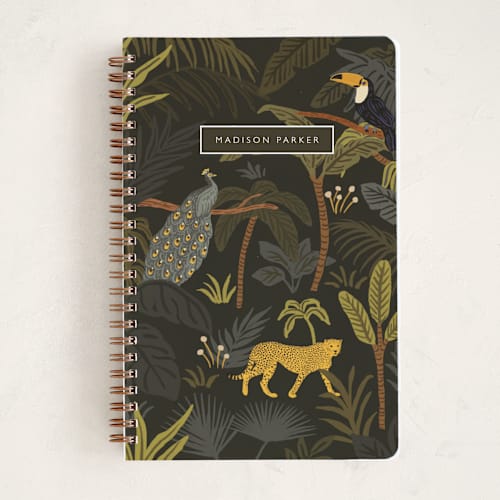This is a khaki journals with standard by Elly called wild spirit printing on premium cover stock in notebook
