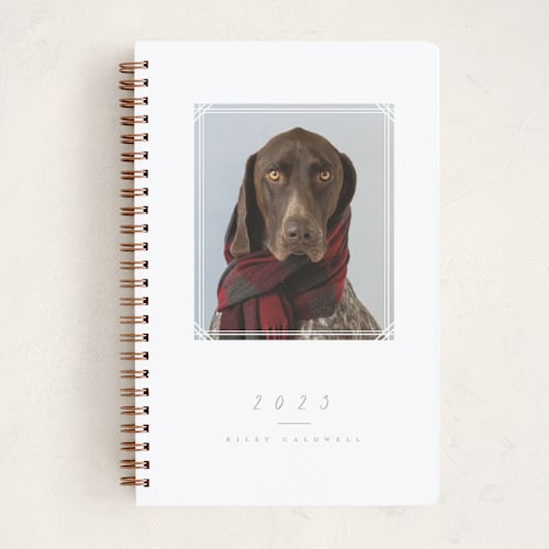 This is a stone journals with standard by Brianne Larsen called framed printing on premium cover stock in notebook