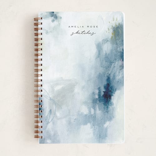This is a ocean journals with standard by Nicoletta Savod called abstract printing on premium cover stock in notebook