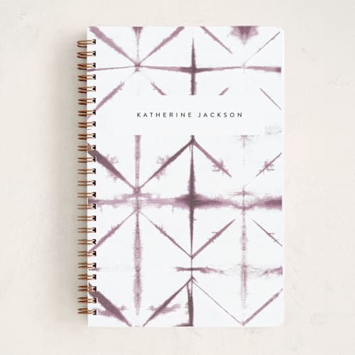 This is a burgundy journals with standard by Creo Study called dyed printing on premium cover stock in notebook