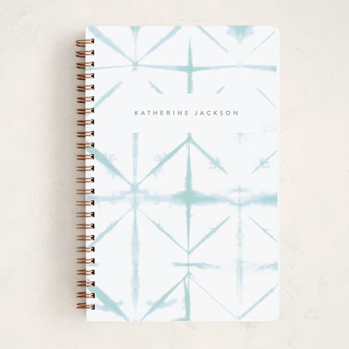 This is a mint journals with standard by Creo Study called dyed printing on premium cover stock in notebook
