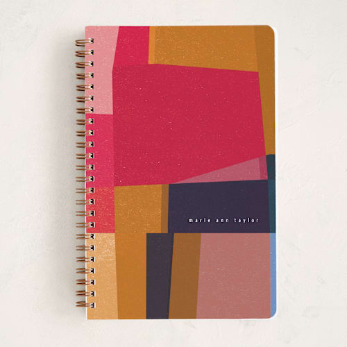 This is a tangerine journals with standard by Sumak Studio called fabulous colors printing on premium cover stock in notebook