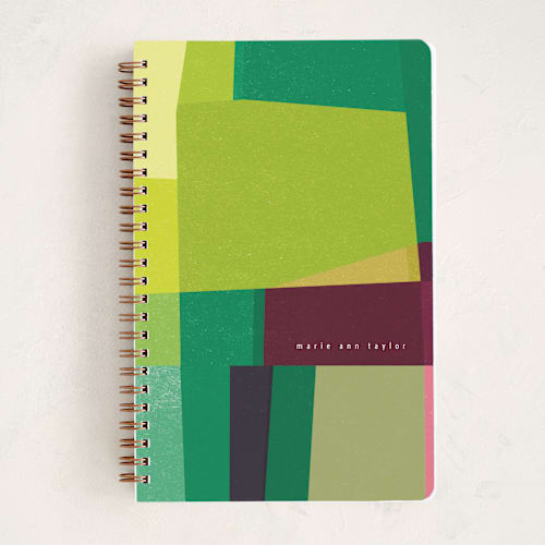 This is a lime journals with standard by Sumak Studio called fabulous colors printing on premium cover stock in notebook