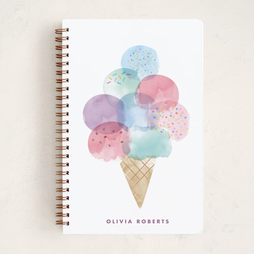 This is a berry journals with standard by Shirley Lin Schneider called sweet desserts printing on premium cover stock in notebook